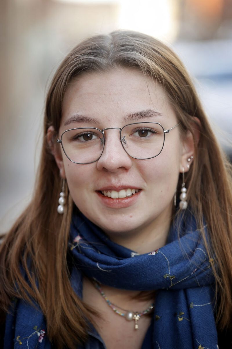 Forkvinde Ingrid Kjærgaard fra Danske Gymnasiers Sammenslutning, fotograferet på Nørrebro i København.