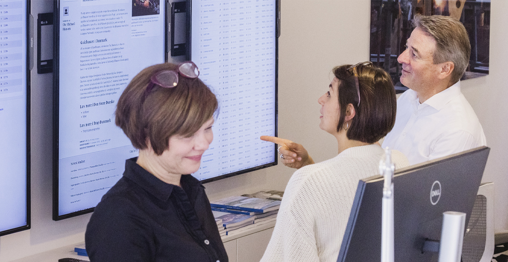 Redaktionen til kulturnat.